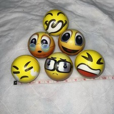 Lot 6 Emoji Stress Ball  s