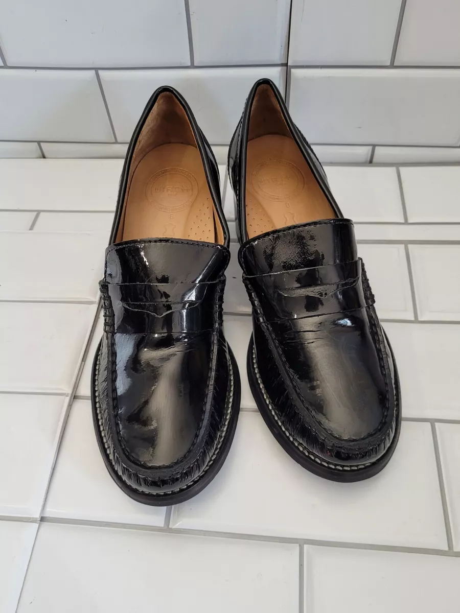 Ladies heeled cheap loafers