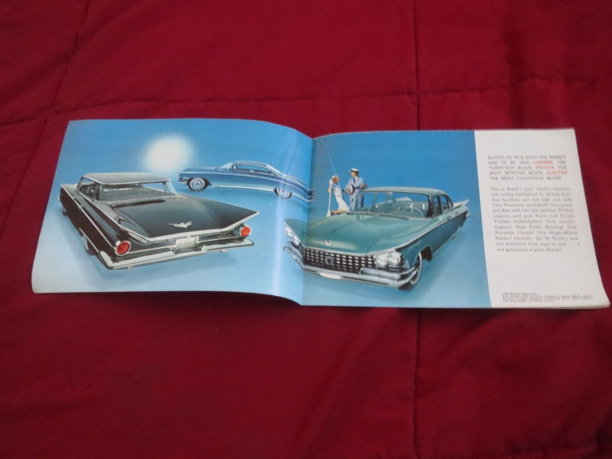 1959 BUICK LESABRE INVICTA ELECTRA ORIGINAL RARE FACTORY DEALER