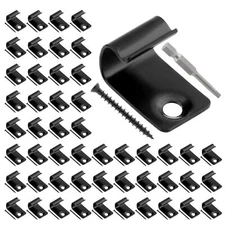 100 Pack Hidden Fasteners & Deck Starter Clips with Decking Screws Set, 50PC ...