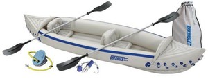 Sea Eagle 3 Person Inflatable Kayak Canoe w/ Paddles & Repair Kit (Open Box) - Click1Get2 Deals&set=par&price_min=200&sale=mega Discount&set=par&discount=60 Or More&sale=mega Discount