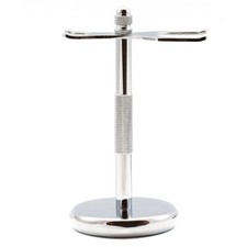 Shaving Brush  Safety Razor Stand by Shave Classic, Stainless Steel Chrome SST-