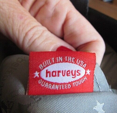 Harvey's The Original Seatbelt Bag Womens Purse Woven Medium Black 9 x 7.5" image 5