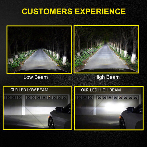 For Mitsubishi Lancer 2002-2003 2X LED Headlight Bulb Hi/Lo Beam 6000K White C9B - Picture 12 of 12