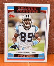  GREAT FOOTBALL CARD TOPPS 2006 LEAGUE LEADERS STEVE SMITH