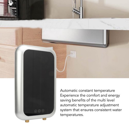 Instant Water Heater 9KW Automatic Constant Temperature Mini for Home Bathroom