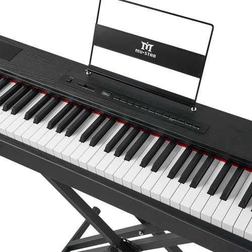 Black 88Key Full Weighted Hammer Action Digital Piano Keyboard w/Pedal,Stand,Bag - Picture 21 of 24