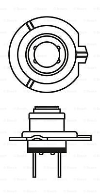 1 987 301 078 BOSCH Bulb, headlight for ,ABARTH,ALFA ROMEO,ALPINA,AUDI,BMW,BMW M - Picture 6 of 6