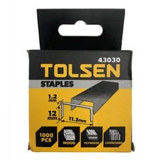 Staples 1.2 x 12mm BULK PACK 10 X Pack of 1000 (10,000 Total) Tolsen