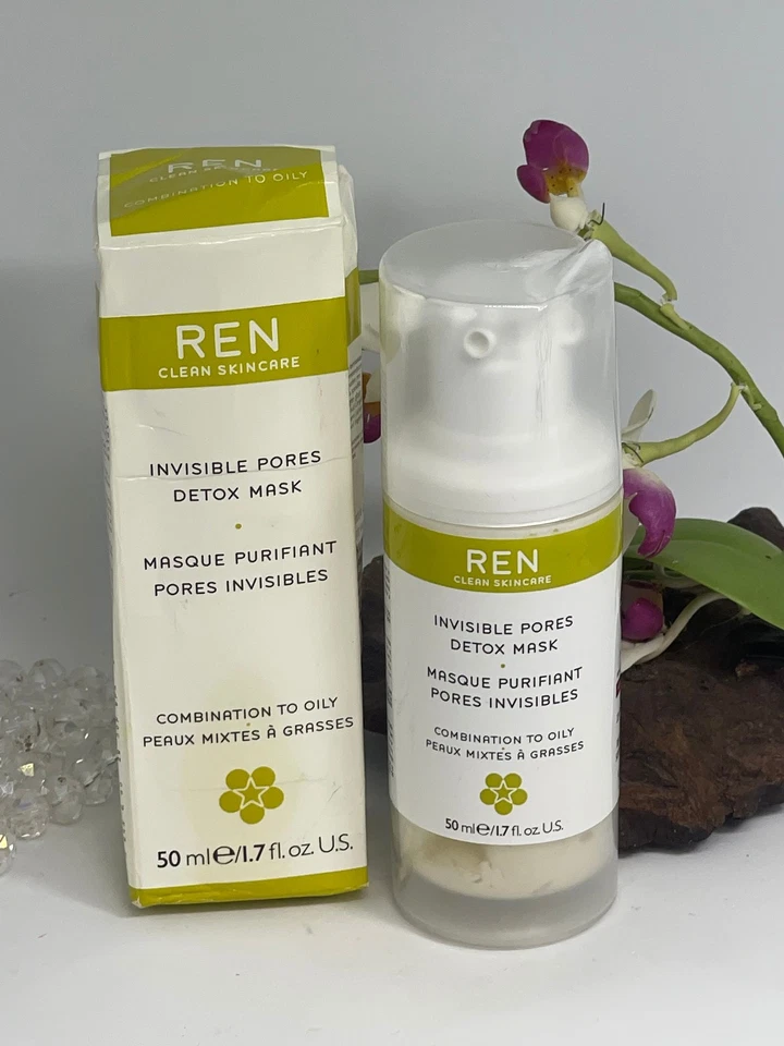 REN Invisible Pores Detox Mask for Combination to Oily Skin - 1.7 oz-New in Box* - Image 2 of 4