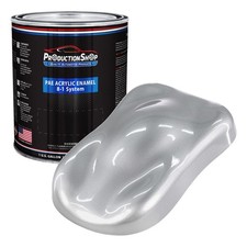 Productionshop 1 Gallon High Gloss Bright Silver Acrylic Enamel Auto Paint