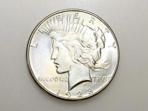 1928-S $1 PEACE SILVER ONE DOLLAR CH/GEM BU