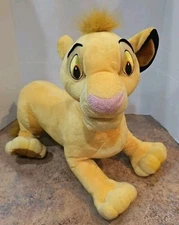 Disney Hasbro Lion King SIMBA Jumbo Giant 19" Plush Lion Stuffed Animal