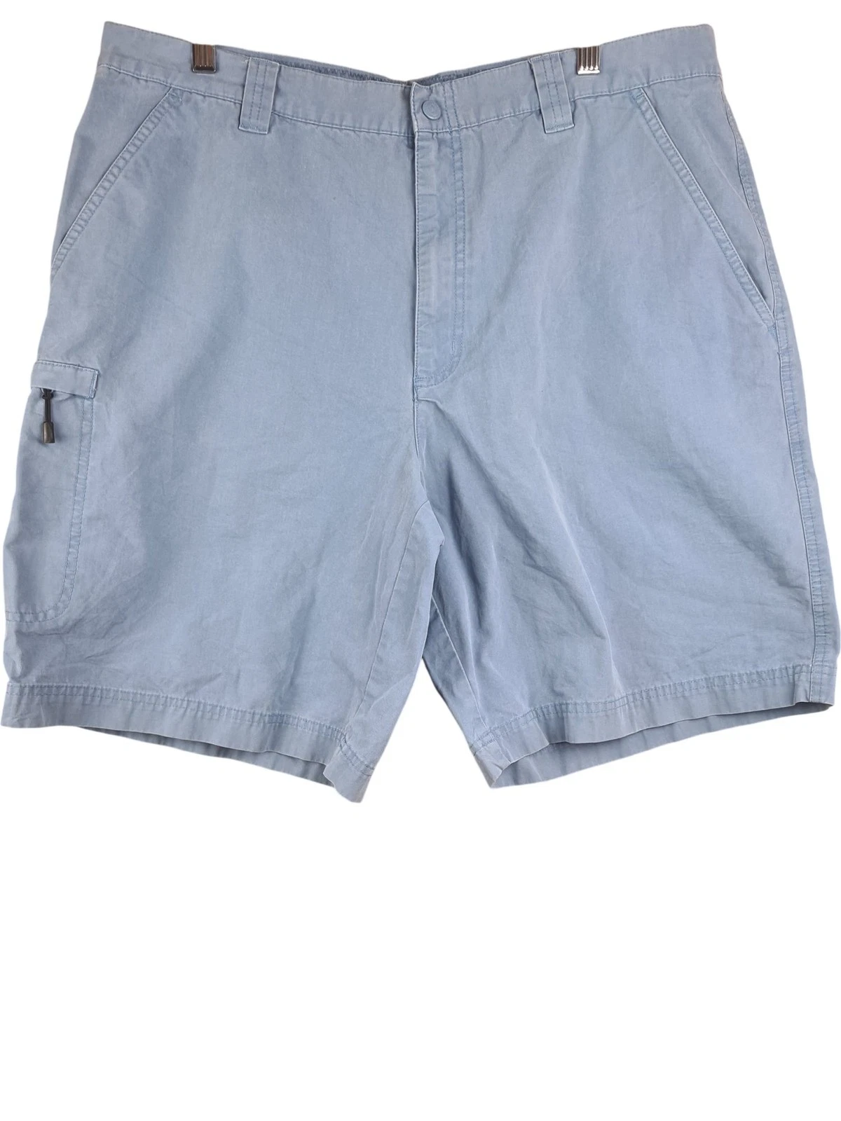 Columbia Men's Cargo Shorts Blue Size 38 Cotton Casual Outdoor