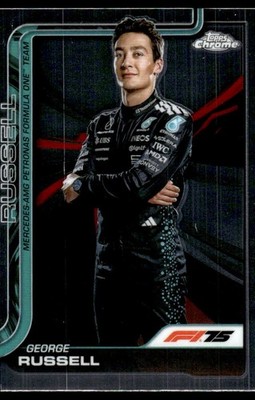 2025 TOPPS Chrome Formula 1 Driver 7 George Russell (Mercedes)