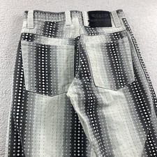 Vintage Kikwear Pants Men 30 Grey Twill Baggy Wide Leg Skater Rave 90s