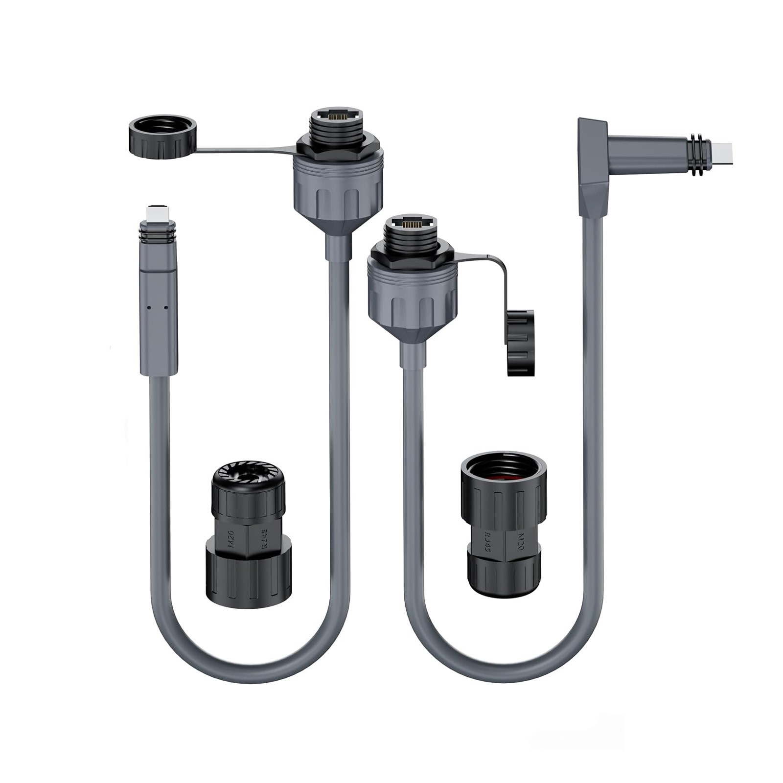 Starlink Gen 2 SPX to RJ45 Ethernet Adapter IP68 Waterproof-image