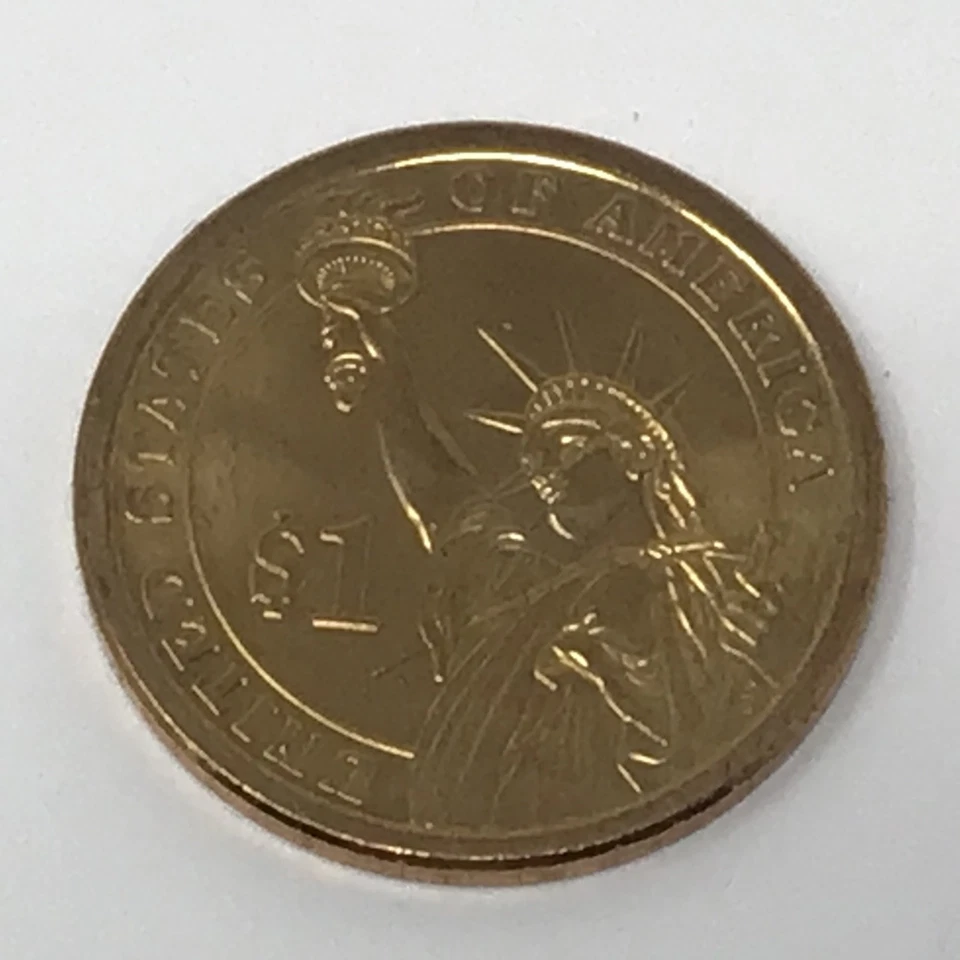 RARA Antigua Moneda de $1 Dólar James Buchanan 1857-1861 - 2010 D - 15º Presidente Foto 3 de 4