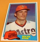1981 TOPPS #240 NOLAN RYAN (HOF) NRMT++ - NICE CARD !!!!!!!!!!!!!!!!!!!