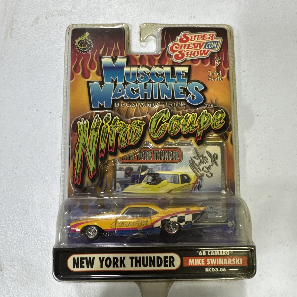 Muscle Machines Nitro Coupe '68 Camaro New York Thunder Mike