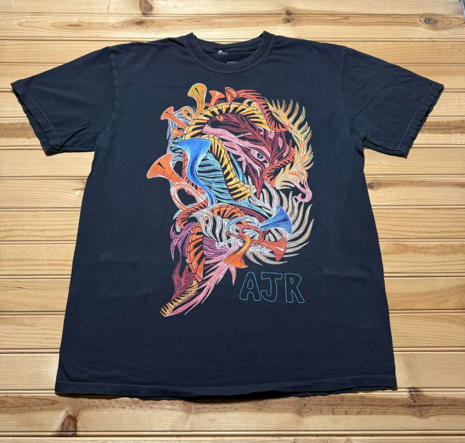 AJR Band Dragon Orchestra Abstract Art Tour Concert Merch Shirt - Size Large