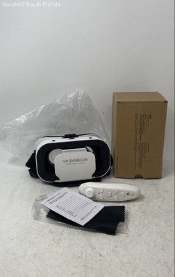 VR Shinecon White Black Smartphone Virtual Reality Glasses In Box Not Tested