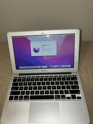 Apple MacBook Air 11 In 2015 Intel Core I5 500 Gb SSD 4 Gb Ram macOS Monterey OS
