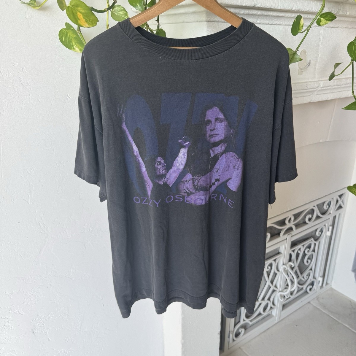 Vintage Ozzy Osborne Black Sabbath 1998 Band Metal T Shirt XL Made 