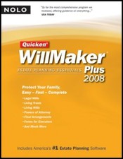 Quicken Willmaker Plus 2008 Edition: Estate Planning Essentials Book with CD-RO