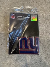 New York Giants NFL Aluminum Automotive Emblem new 3in X 3-1/2in