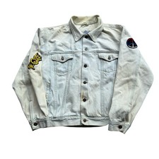 Vintage 90 s Patchwork Custom Denim Jacket XL