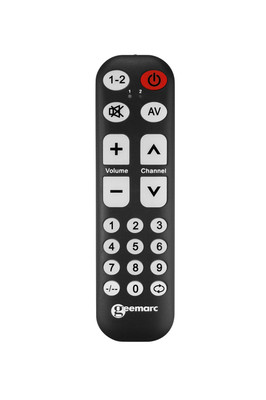 Geemarc TV10 - Einfach zu bedienende Universalfernbedienung mit 19 programmierbaren Tasten