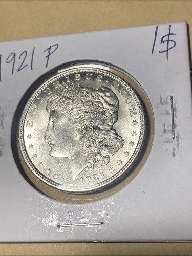 1921 Morgan Silver Dollar. Gem BU.