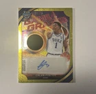 2025-26 Bowman U Best CALEB FOSTER Game Graphs Yellow Relic Patch Auto /75 Duke