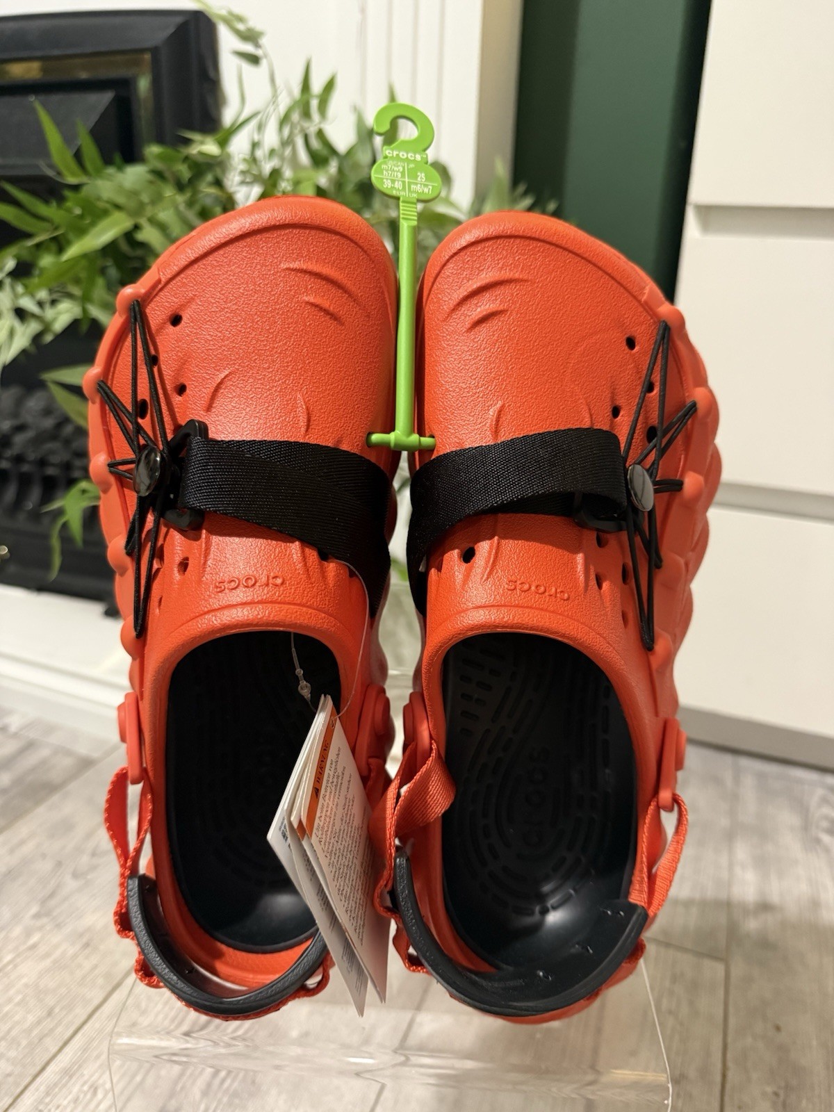 Crocs Echo Lockdown Clog- Mules Orange Womans UK 7 EU 39-40 RRP£80 image 4