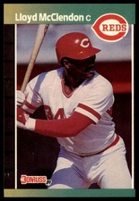1989 Donruss #595b Lloyd McClendon