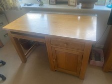 Solid Oak Computer Desk