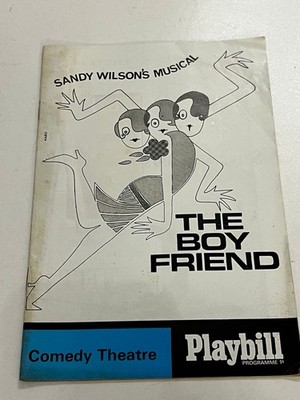 The Boy Friend Theatre Programme Comedy Theatre Sandy Wilson Musical London Rare