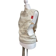 RARE Sakura Bloom Scout Carrier Eyelet Flax w/ Hood Boho Lace Cotton Neutral