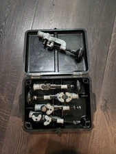 Vintage Parker Hand Beading Tool Set Aluminum Aviation Auto 5 Pieces Plus Case