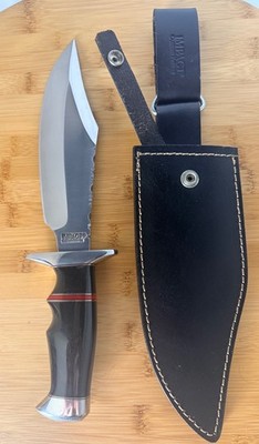 Impact Custom Knives Bowie with Buffalo Horn Handle, D2 Blade, NM - Mint !