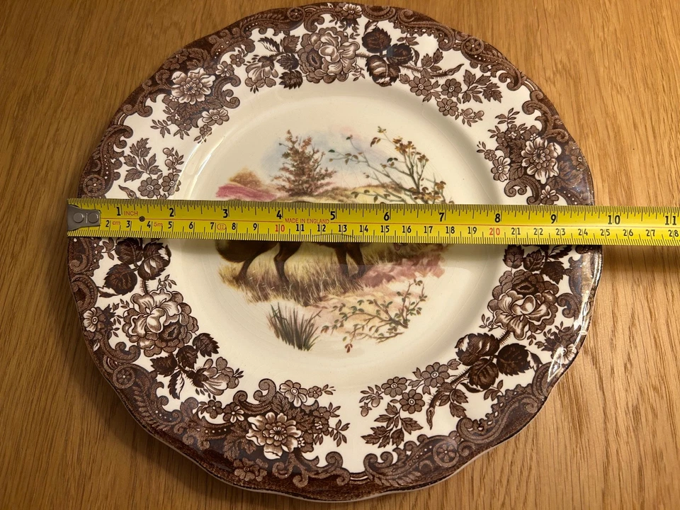 Vintage Royal Worcester Palissy game series plates and sugar bowl - Image 2 of 4