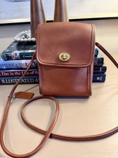 Vintage Coach 9893 British Tan Leather Scoote...