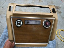 Fiat 124 Spider 2000 Tan Upper Radio Console No Cracks Wood Undamaged Fiat 124 Spider 2000 Tan Upper Radio Console No Cracks Wood Undamaged