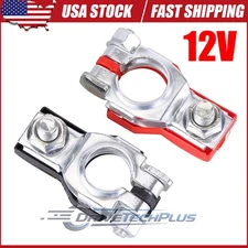 Car Battery Terminal Clamp Connectors Positive Negative Battery Clamp Disconnect