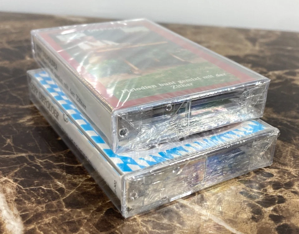 Sepp Diepolder German Accordion Zither Yodeling Music 2 Cassette Tapes SEALED - Image 2 of 4
