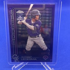 2025 Topps Chrome Pro Debut Bairon Ledesma Purple /125