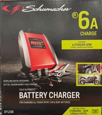Schumacher 6 Amp Battery Charger Maintainer Sp1298
