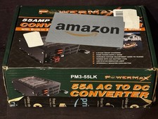 PowerMax PM3-55LK Converter Charger 55Amp AC to DC 110VAC to 12VDC