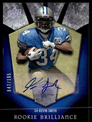 2008 Upper Deck Icons Rookie Brilliance Auto Kevin Smith 047/165 #RB23